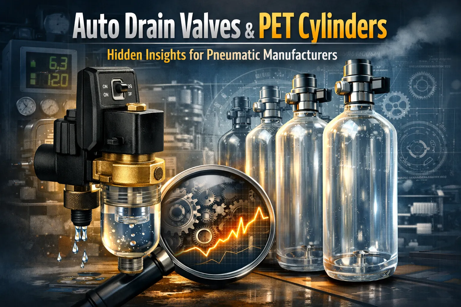 Auto Drain Valves & PET Cylinders: Hidden Insights for Pneumatic Manufacturers