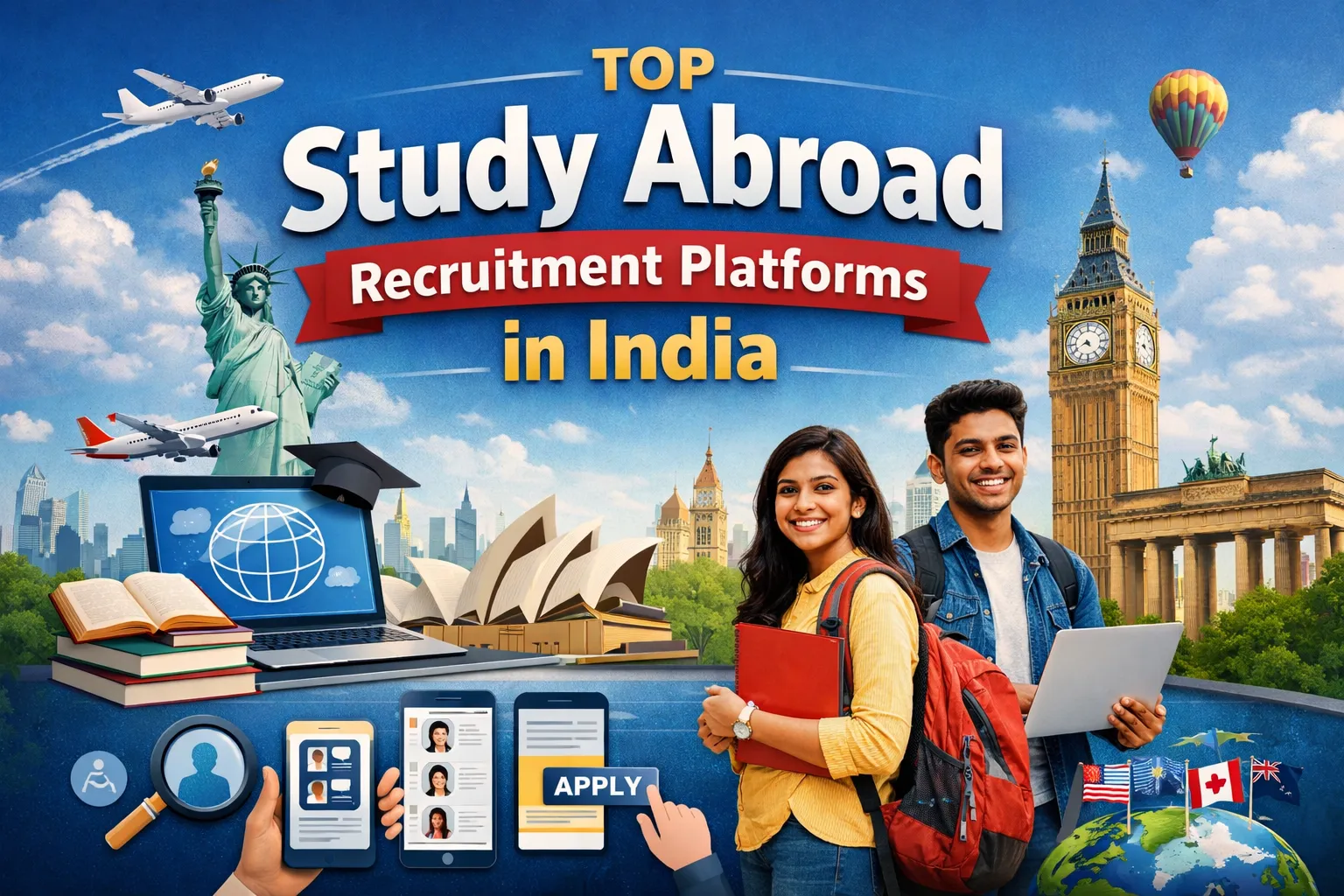 Top Study Abroad Recruitment Platforms in India
