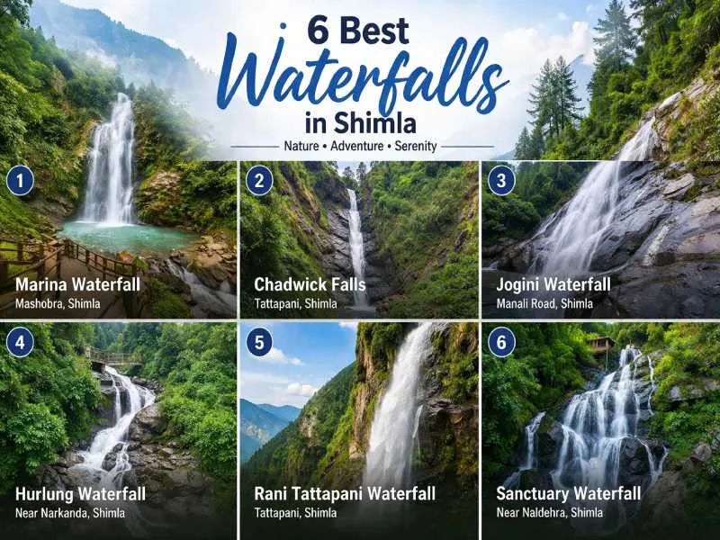6 Best Waterfalls in Shimla
