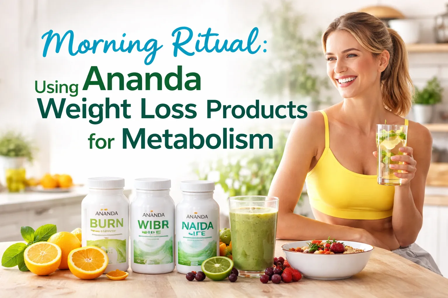 Morning Ritual: Using Ananda Weight Loss Products for Metabolism