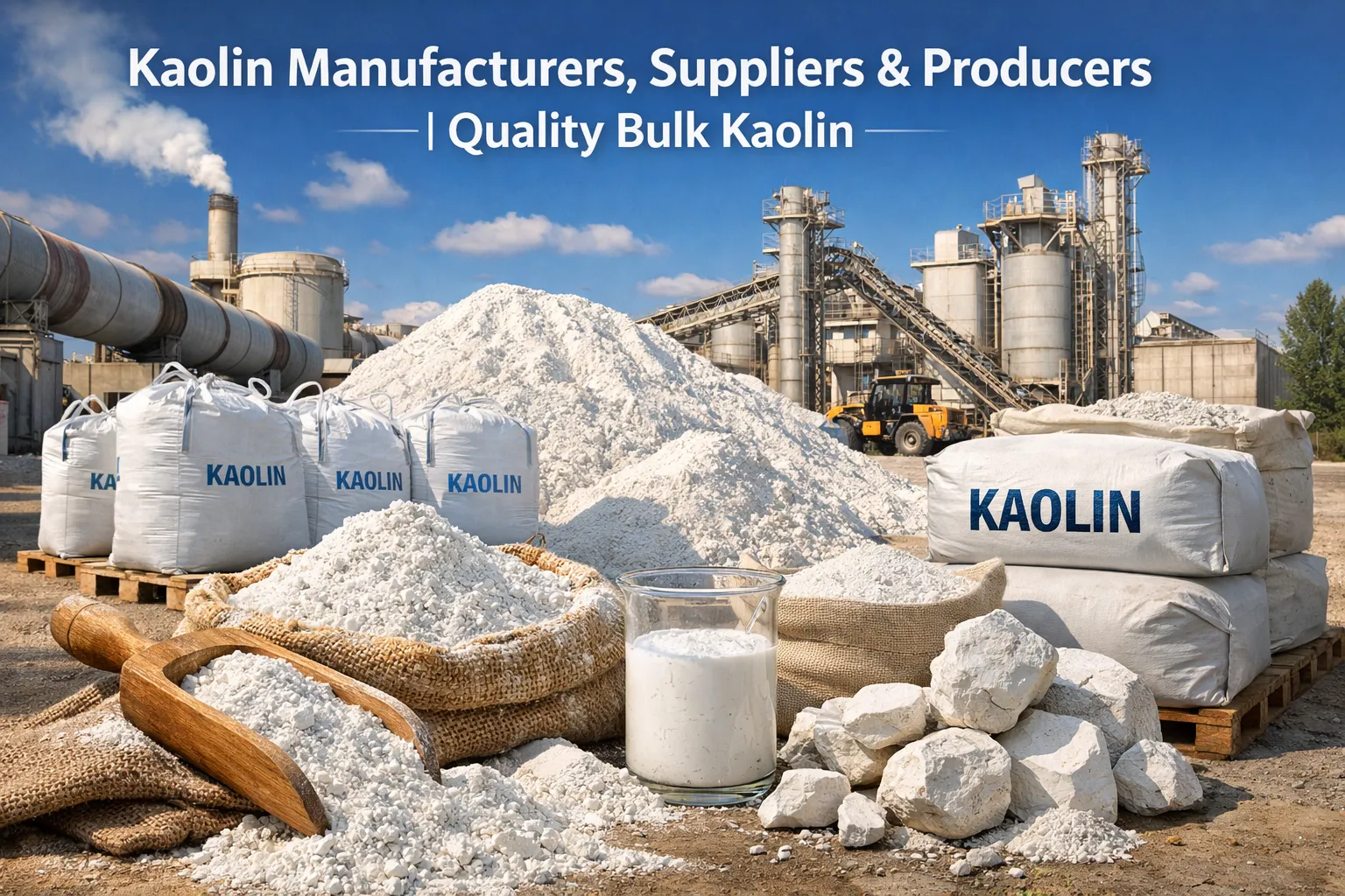 Kaolin Manufacturers, Suppliers & Producers | Quality Bulk Kaolin