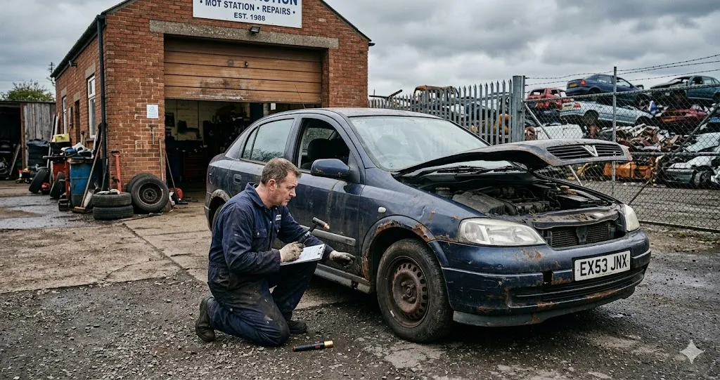 How to Scrap a Car That Failed Its MOT in the UK