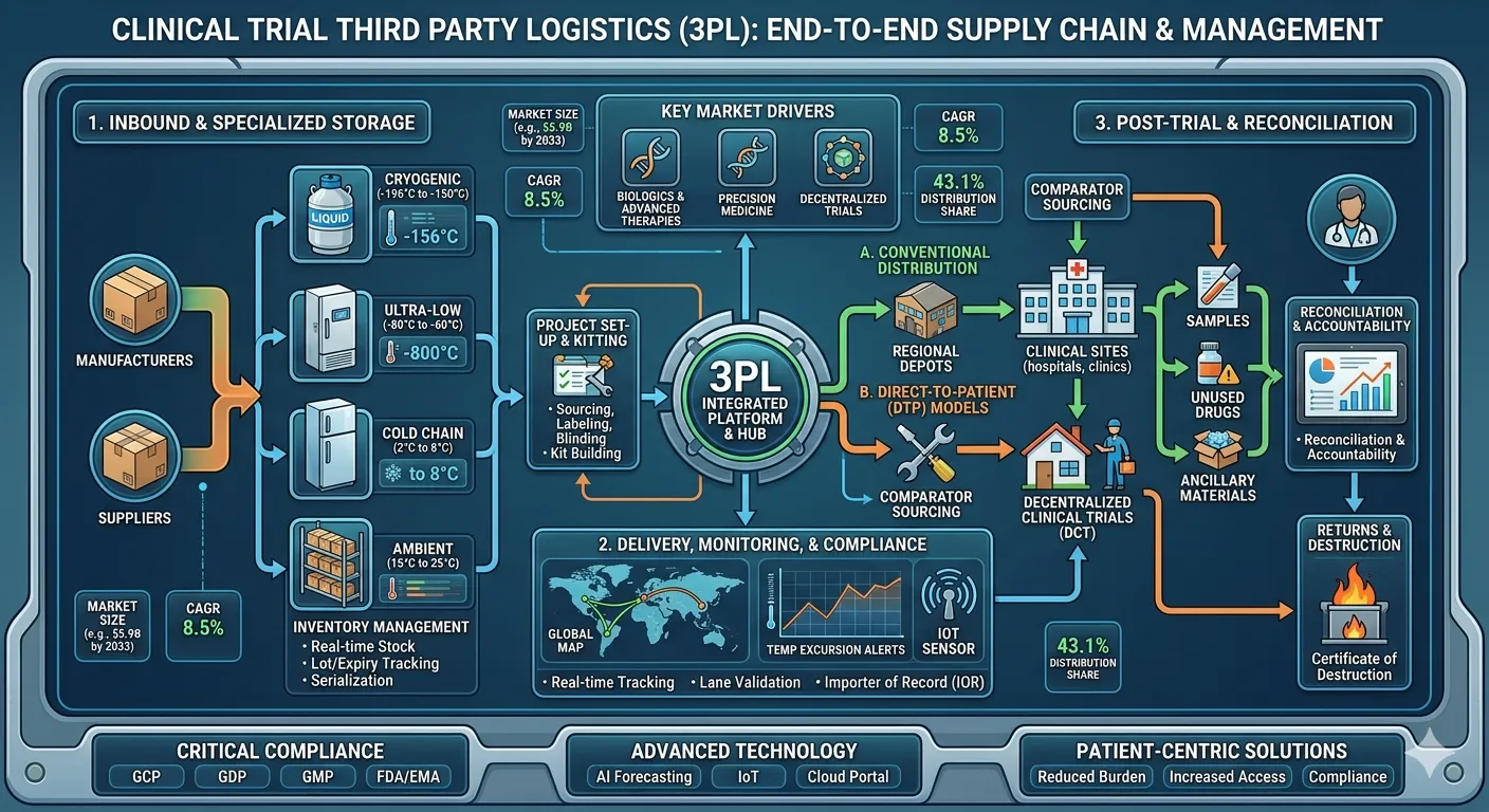 Clinical Trial Third Party Logistics Market: The Backbone of Modern Drug Development