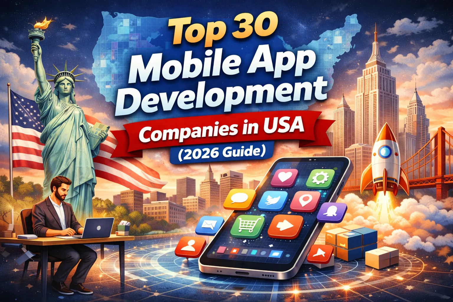 Top 30 Mobile App Development Companies in USA (2026 Guide)