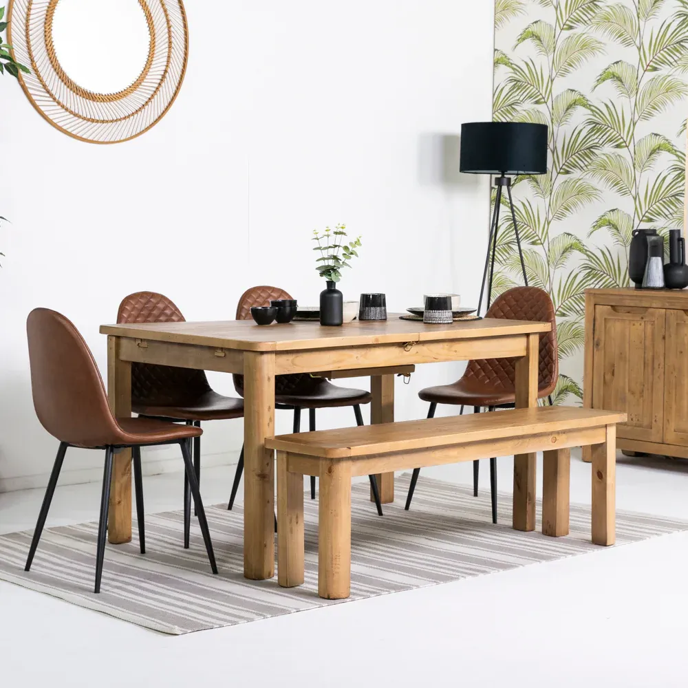 How a Dining Table with Extensions Solves Everyday Space Problems