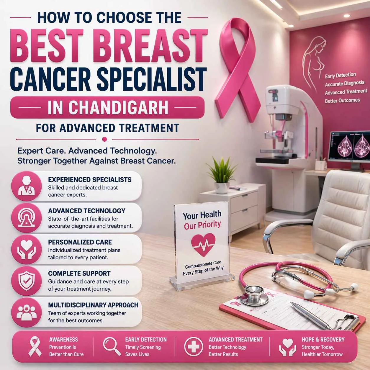 How to Choose the Best Breast Cancer Specialist in Chandigarh for Advanced Treatment