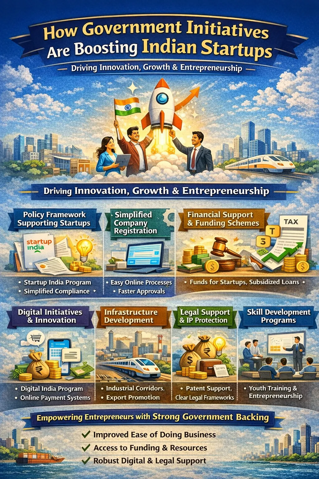 How Government Initiatives Are Boosting Indian Startups