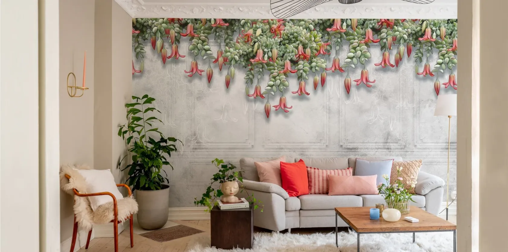 Home Design Inspiration with Brick Wallpaper, Concrete Wallpaper and Ombre Wallpaper
