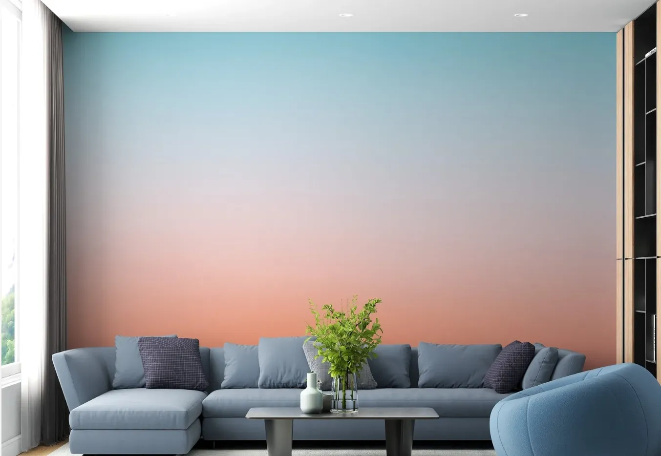 Home Design Inspiration with Brick Wallpaper, Concrete Wallpaper and Ombre Wallpaper