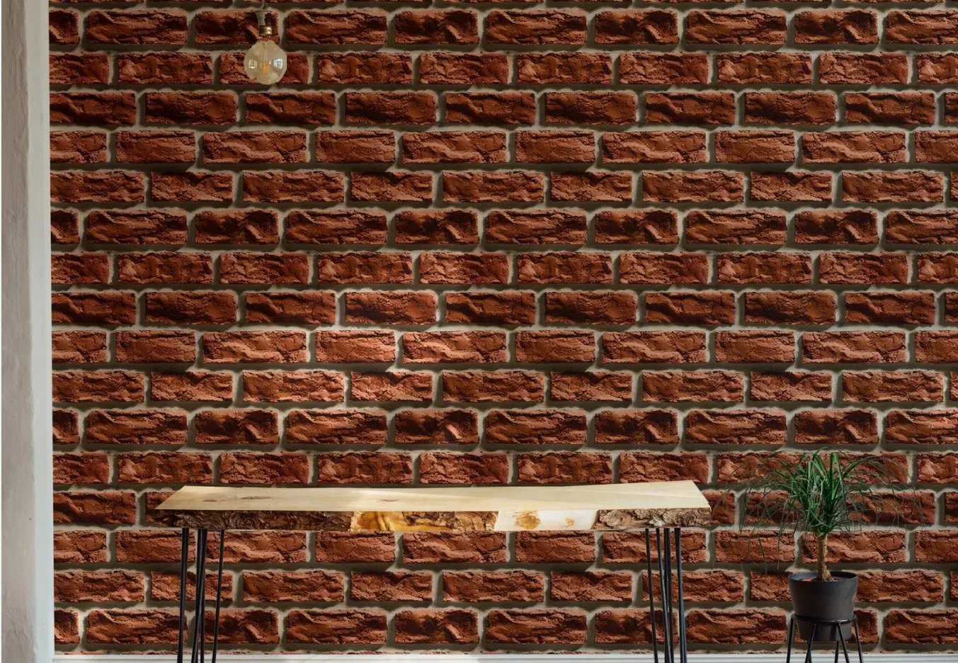 Home Design Inspiration with Brick Wallpaper, Concrete Wallpaper and Ombre Wallpaper