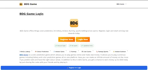 BDG Game: Play Rummy, Teen Patti & Aviator for Real Cash