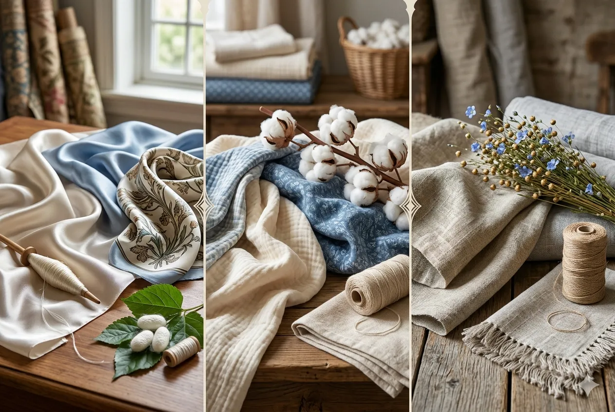 Silk vs Cotton vs Linen: Which Fabric Should You Buy for Your Collection?