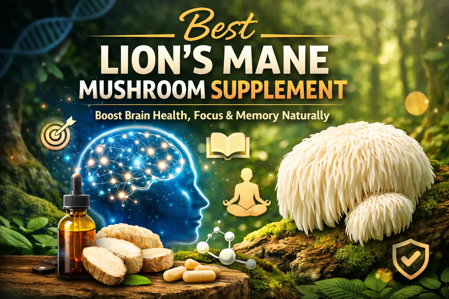 Best Lion’s Mane Mushroom Supplement: An Informative Guide to Brain Health & Cognitive Support