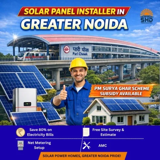 Best Solar Panel Installer in Greater Noida for Affordable Solar Solutions