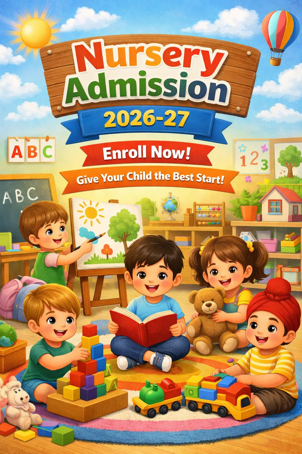 Nursery Admission 2026–27: Give Your Child the Best Start in Learning