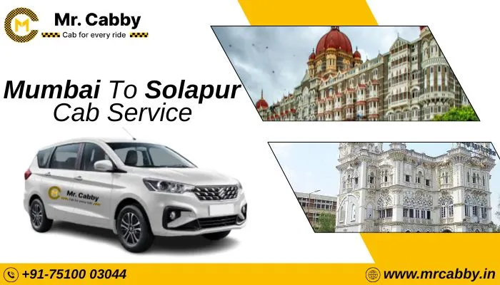 Mumbai to Solapur Cab Hire & Taxi Service @ Mr. Cabby