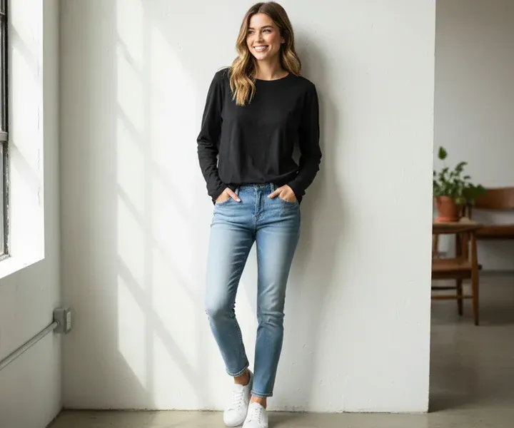 breathable cotton T shirts for women in summer style
