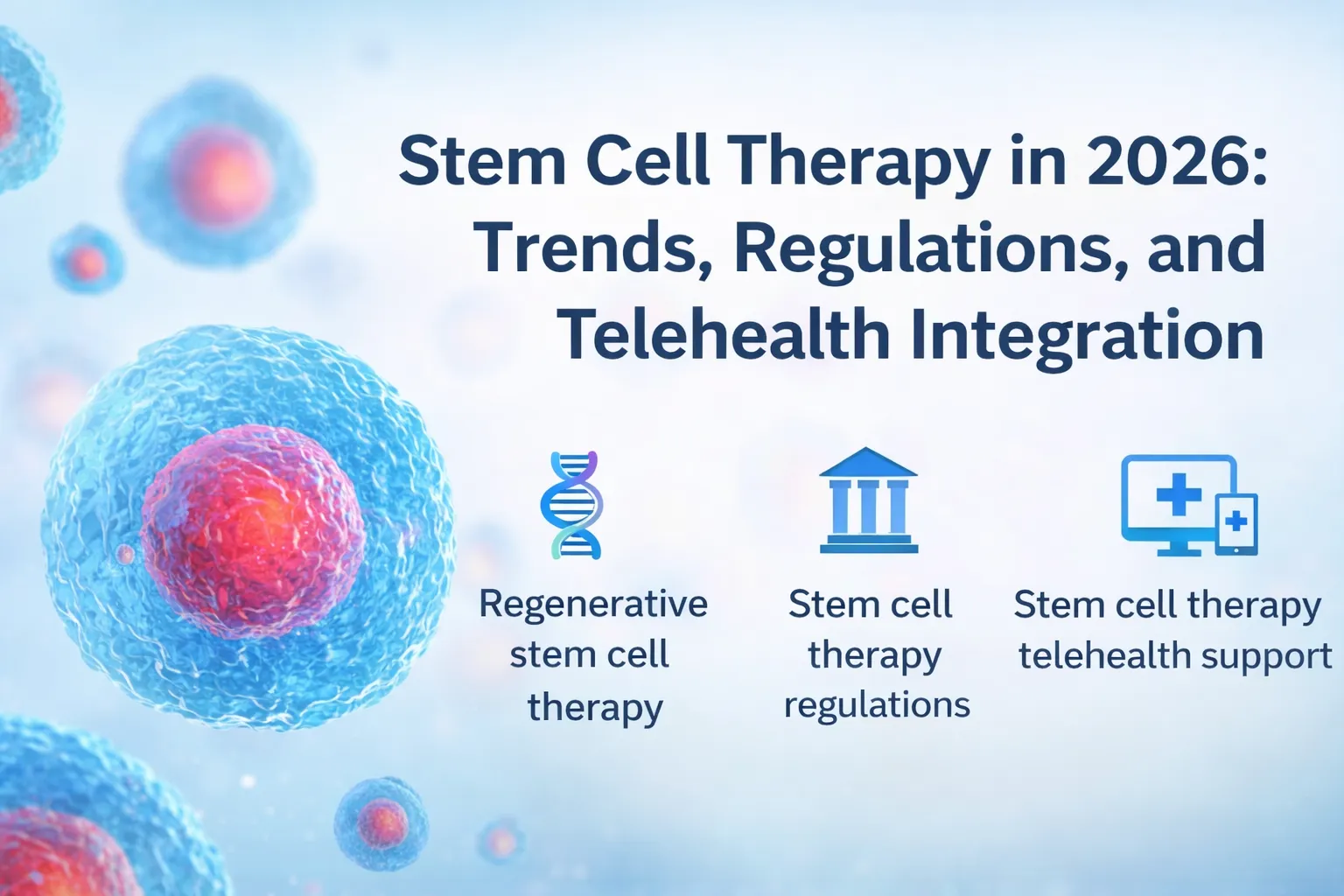 Stem Cell Therapy in 2026: Trends, Regulations, and Telehealth Integration