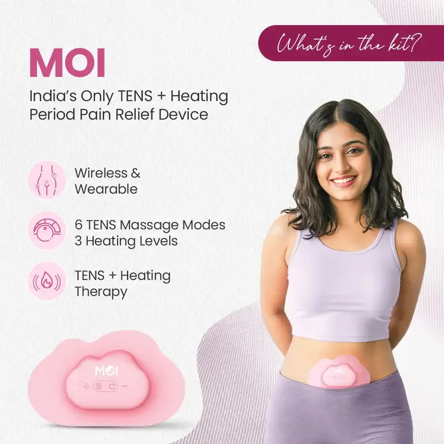 MOI best period pain relief device in India
