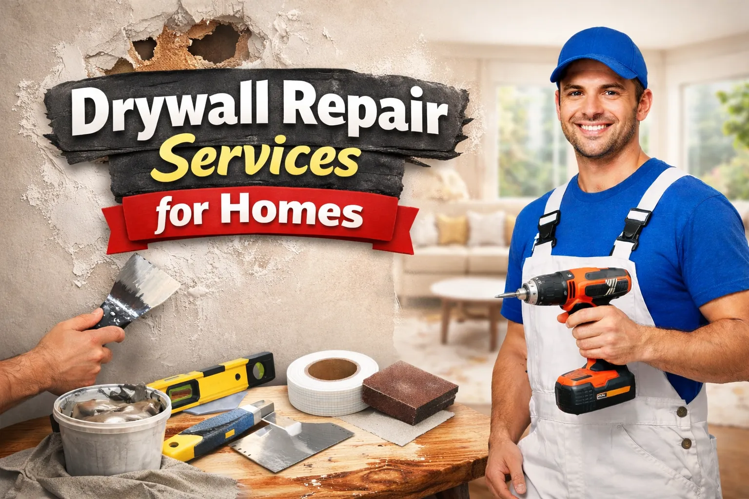 Top Drywall Repair Services in Manotick for Homes and Businesses