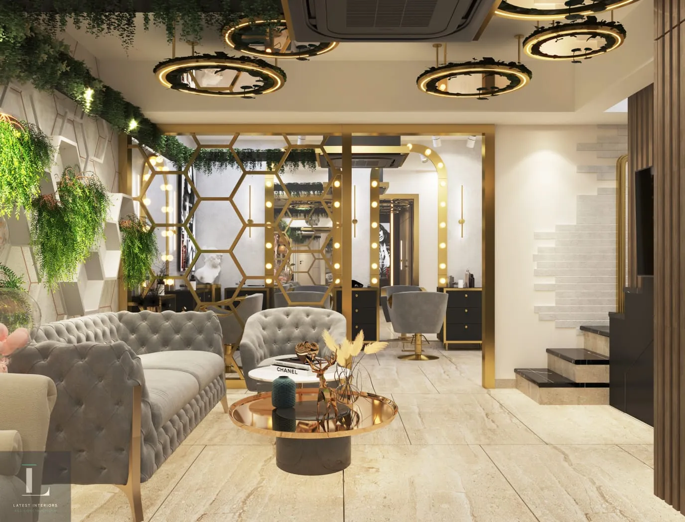 Transform Your Space with Expert Hair Salon Interior Designers – Latest Interiors