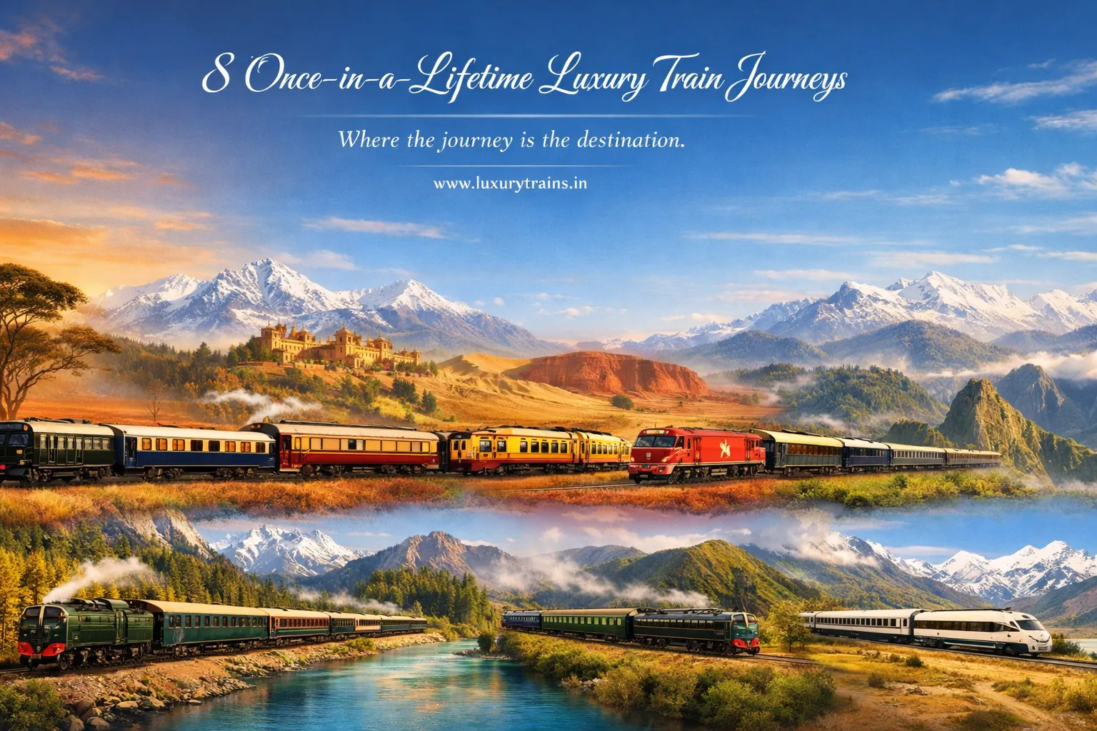 8 Luxury Train Journeys You Must Experience Once in Your Lifetime