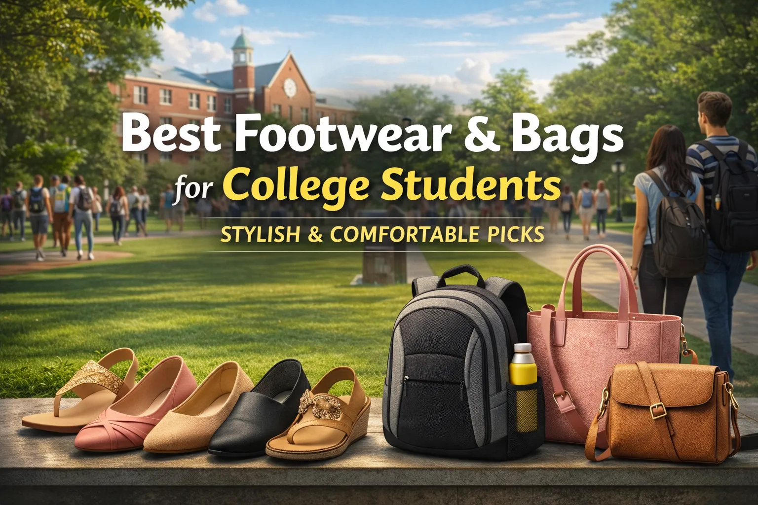 Best Footwear & Bags for College Students Complete Style & Comfort Guide