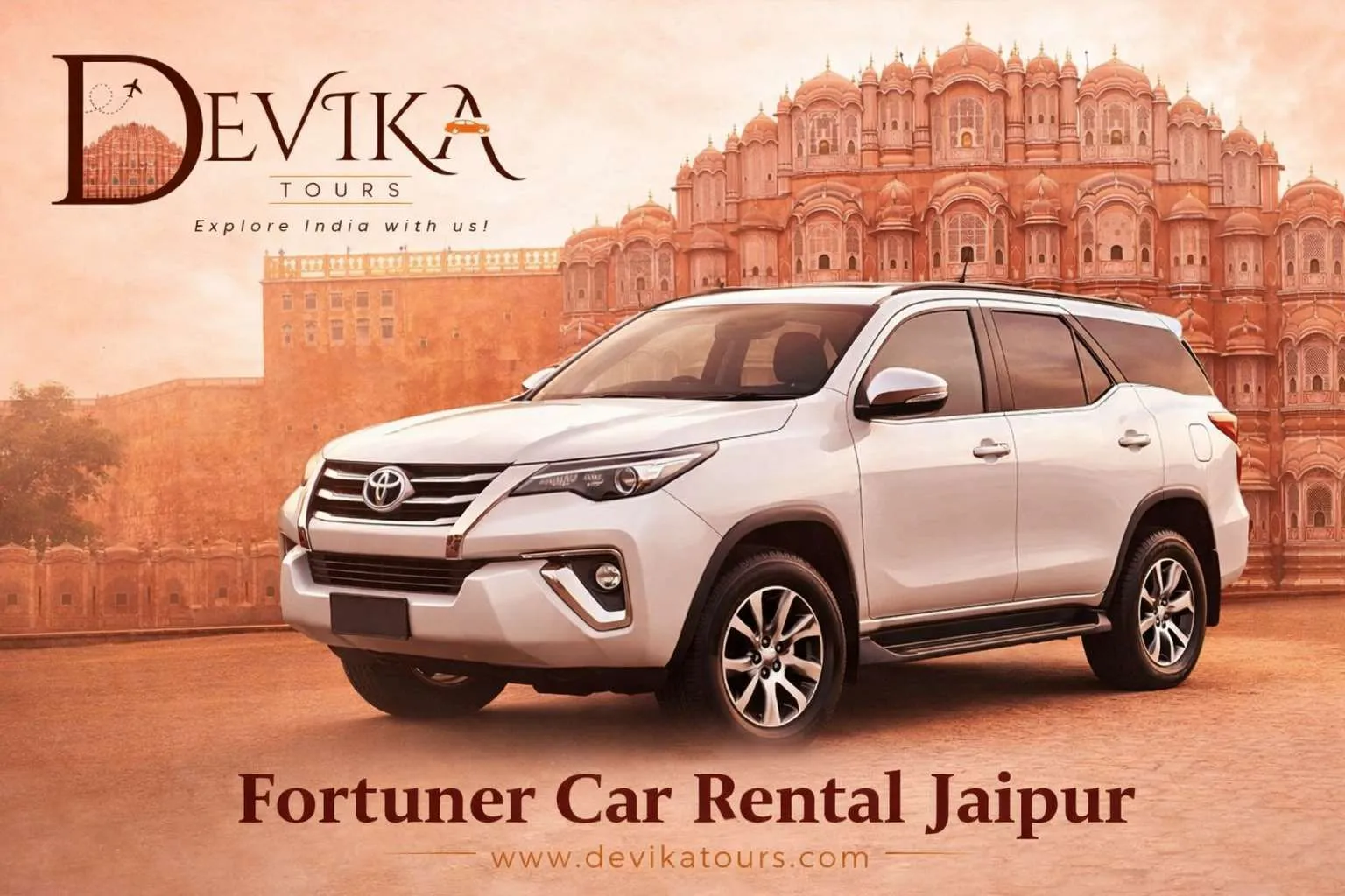 Why Fortuner Car Rental in Jaipur Is the Smartest Choice for Your Next Trip