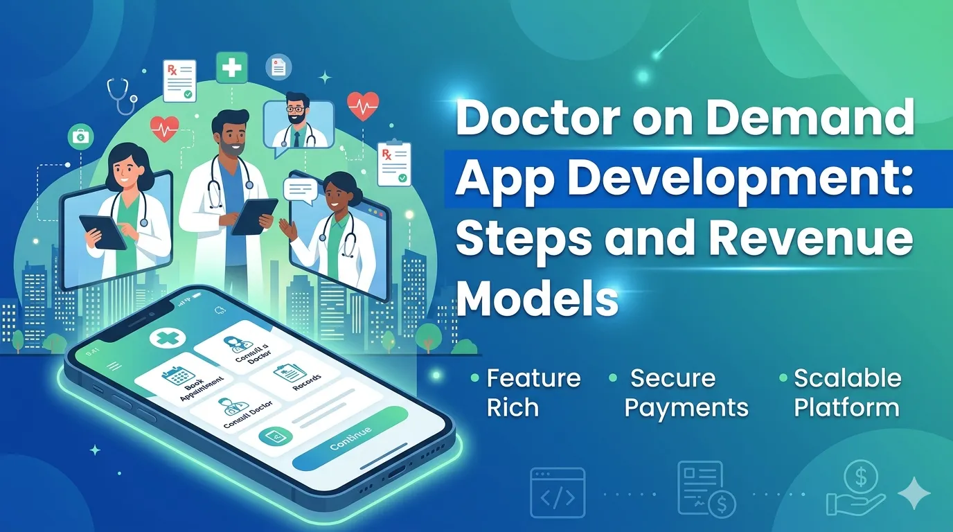 Doctor on Demand App Development: Steps and Revenue Models