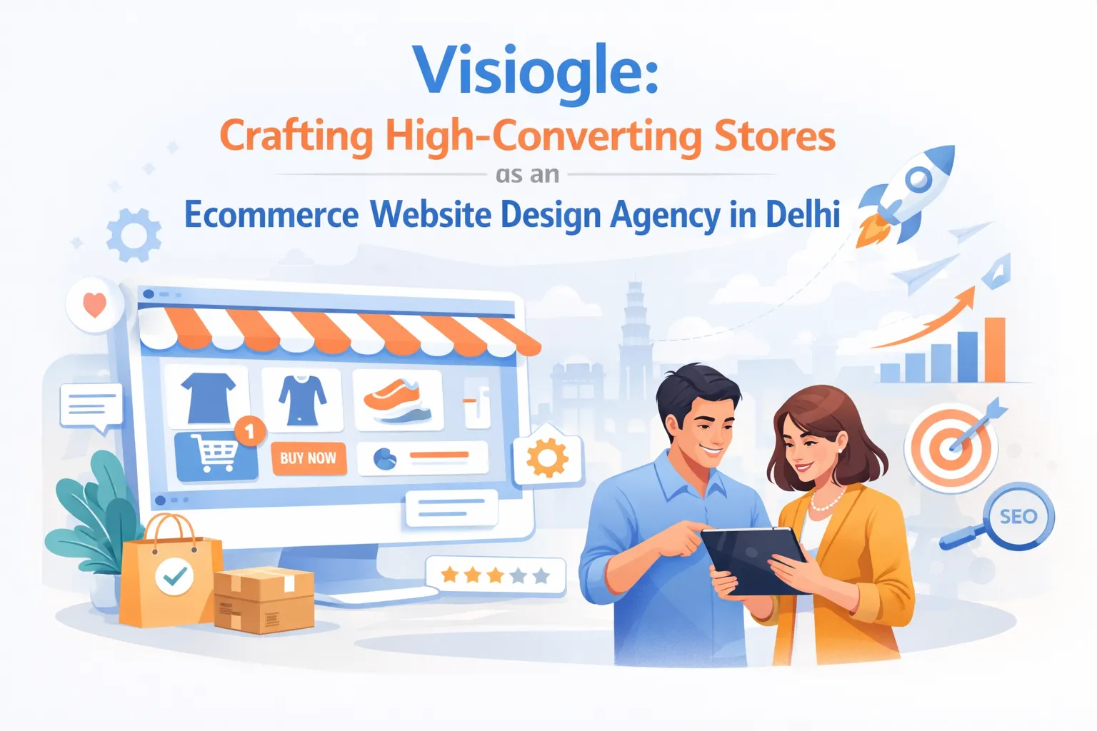Visiogle: Crafting High-Converting Stores as an Ecommerce Website Design Agency in Delhi