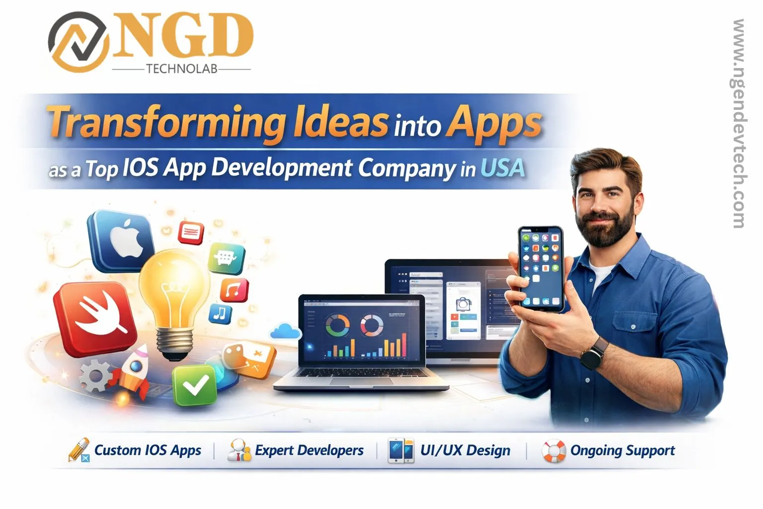 NGD Technolab: Transforming Ideas into Apps as a Top iOS App Development Company in USA