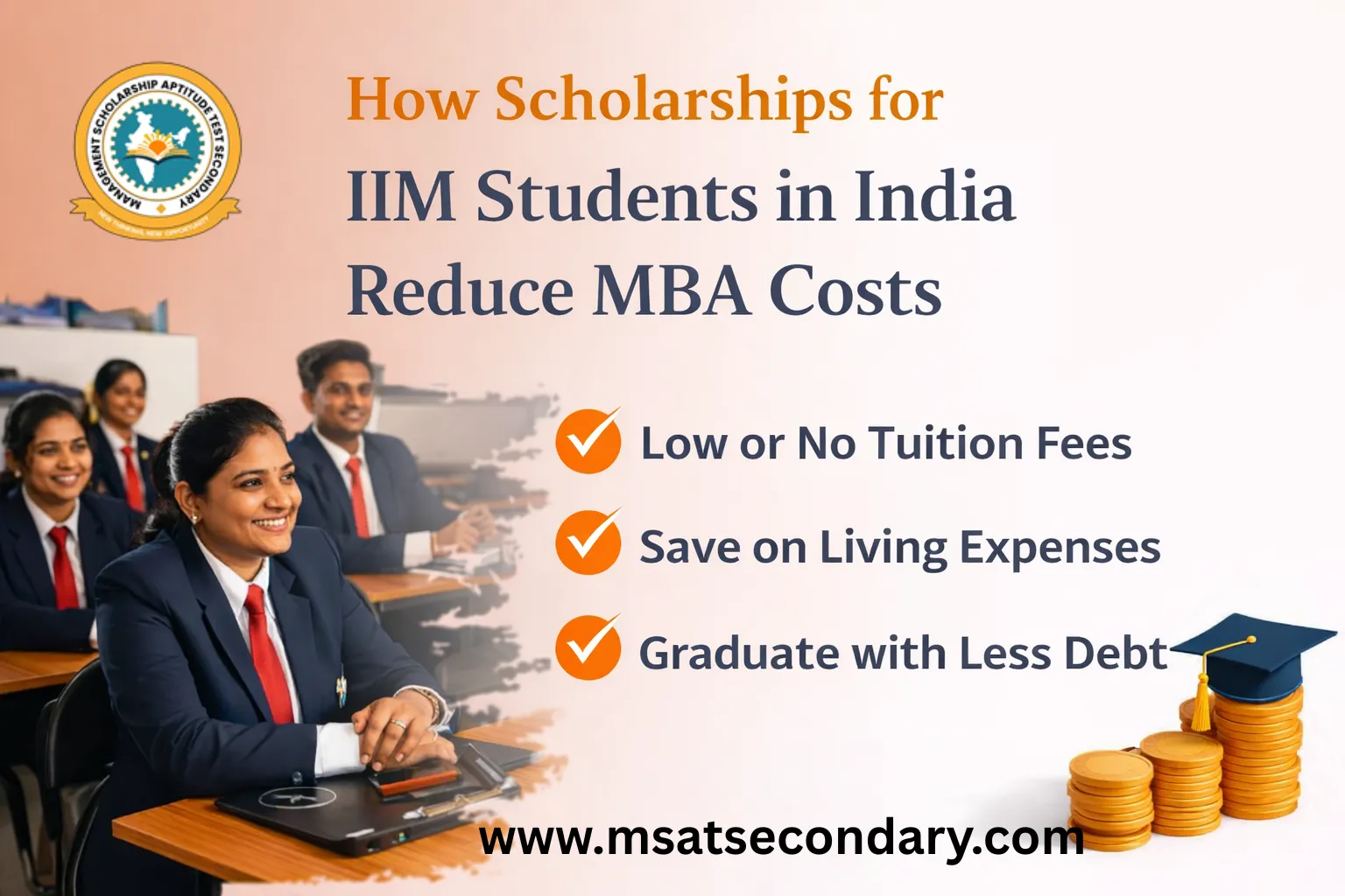 How Scholarships for IIM Students in India Reduce MBA Costs