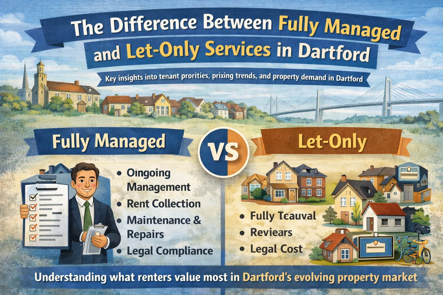 The Difference Between Fully Managed and Let-Only Services in Dartford