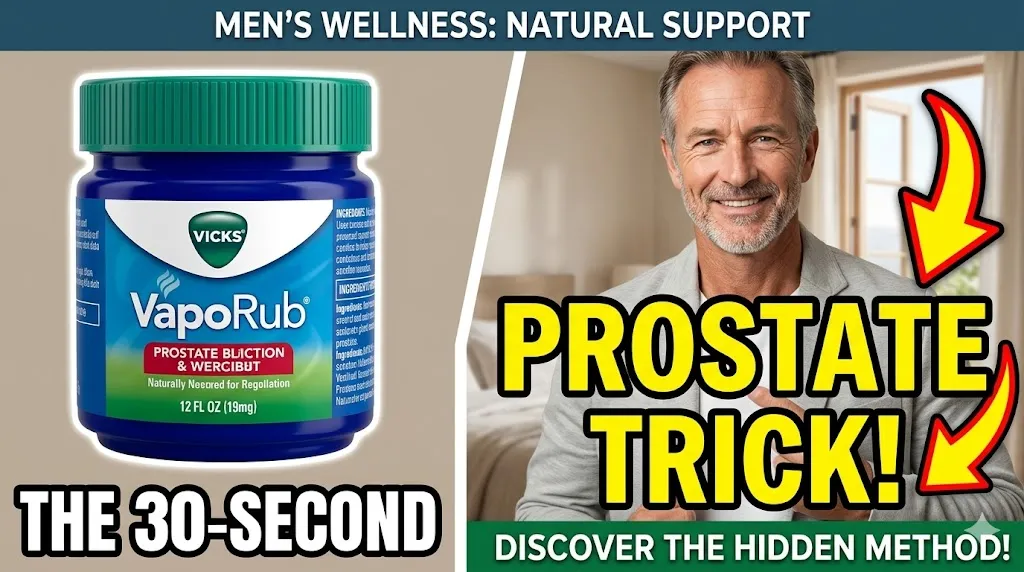 How to Empty Your Bladder Like a 20 Year Old The 30 Second Vicks Secret! 1