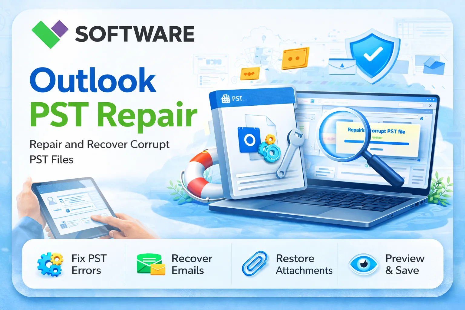 Best PST Repair Software to Recover Outlook Data Without Outlook Installed