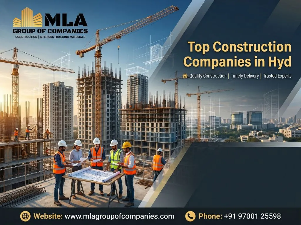 Residential project by construction companies in Telangana and construction companies in Hyd