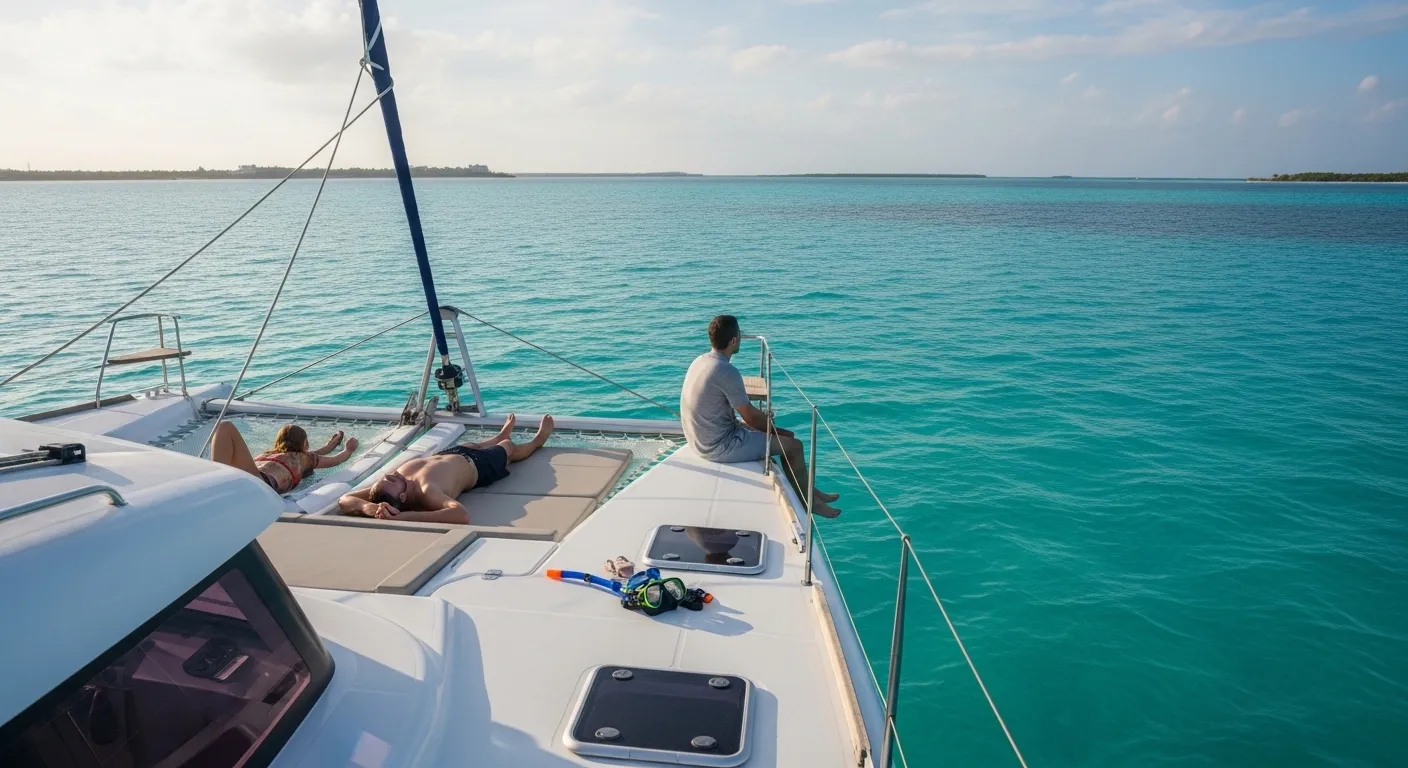 6 Moments on a Private Catamaran That Help You Slow Down