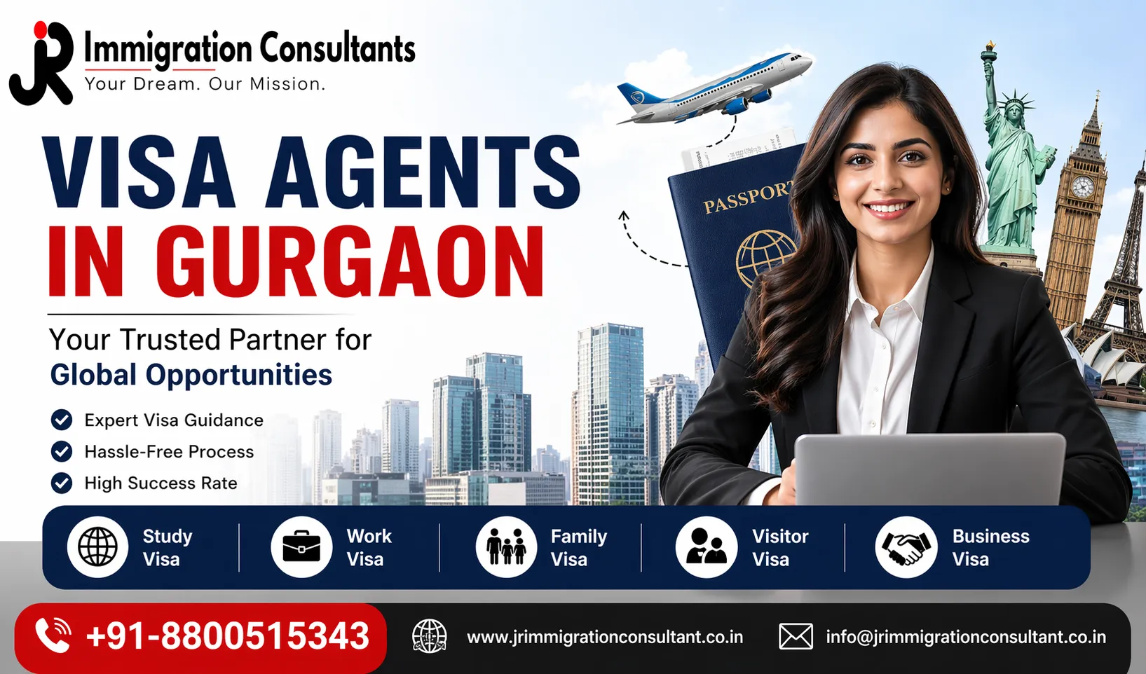 How to Choose the Best Visa Agents in Gurgaon Easily