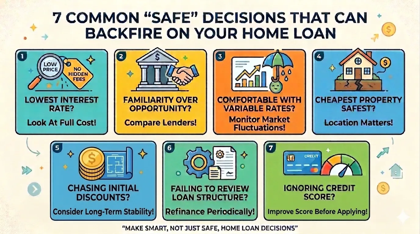 Your 7 Common “Safe” Decisions That Can Backfire on the Home Loan You’ve Taken