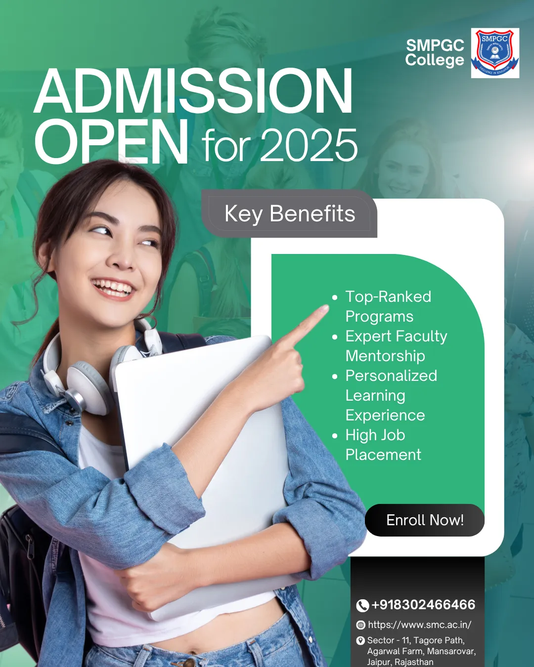 Stani Memorial P.G. College, one of the best bsc colleges in rajasthan. with specializations in diverse scientific disciplines. 