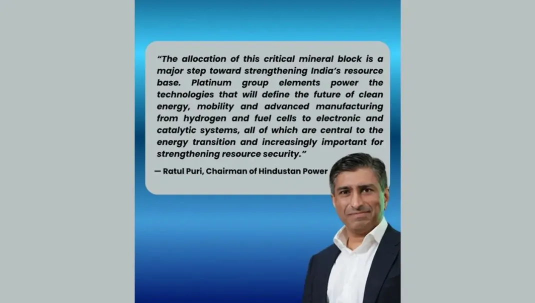 Ratul Puri, The Chairman of Hindustan Power