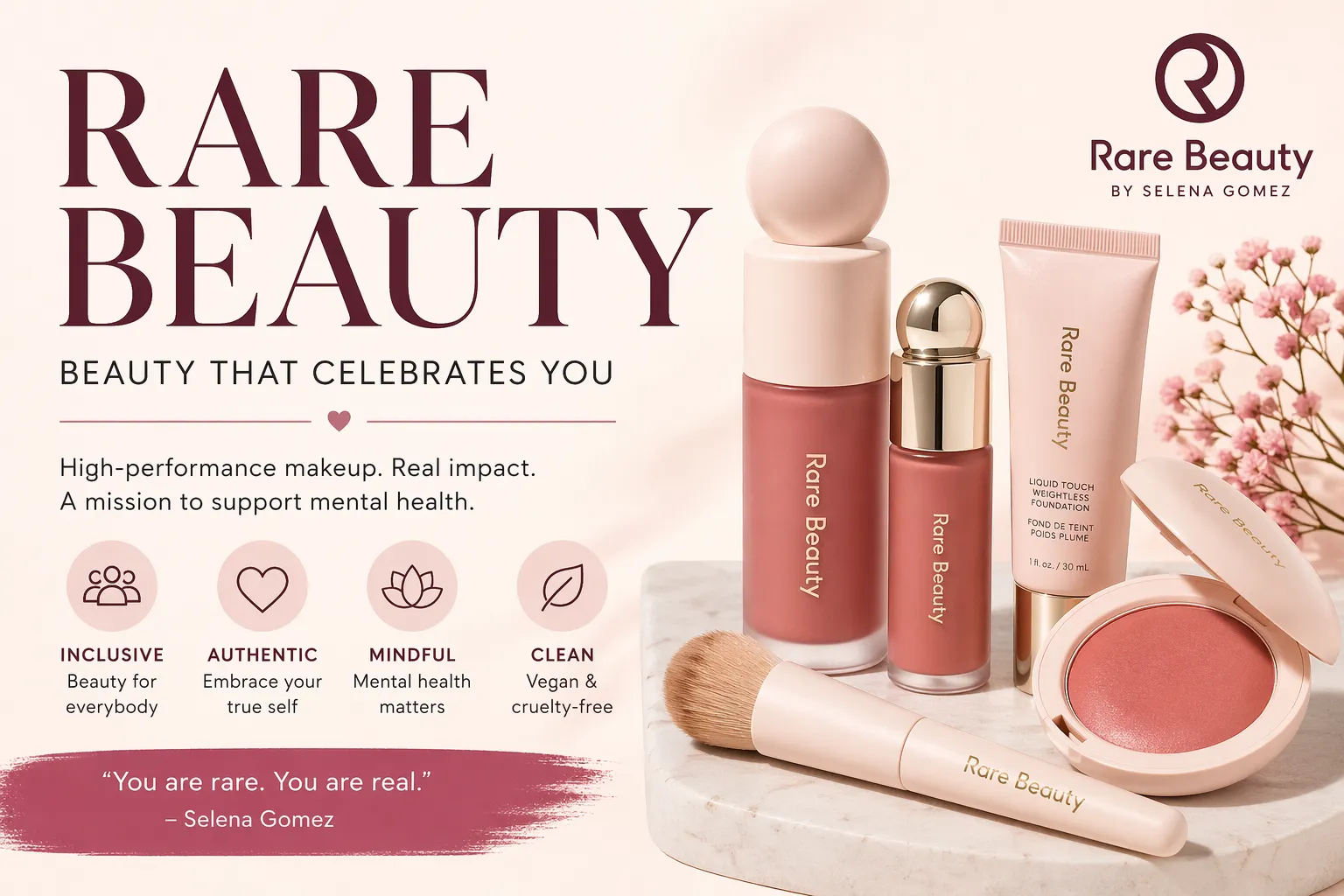 Rare Beauty: Where Makeup Meets Meaning in the Modern World