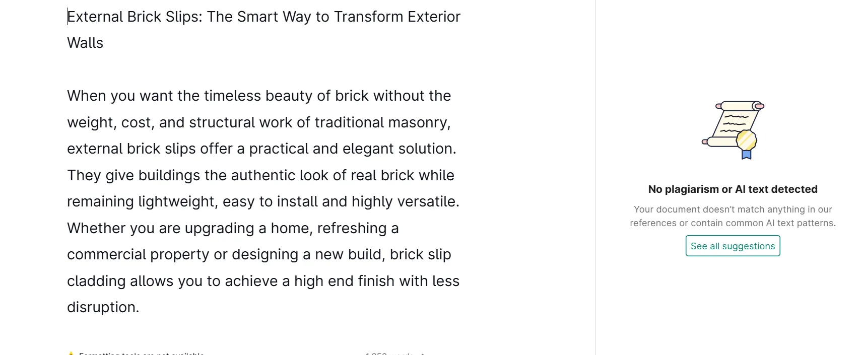 External Brick Slips: The Smart Way to Transform Exterior Walls