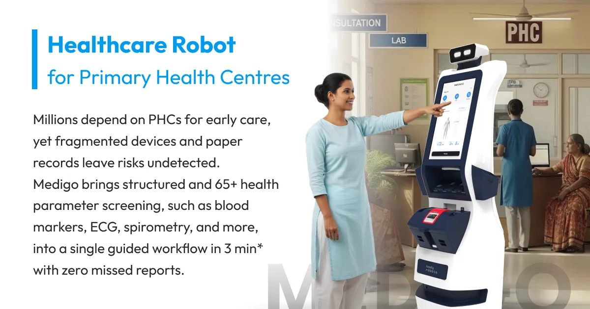 Healthcare Robot for Primary Health Centers in India