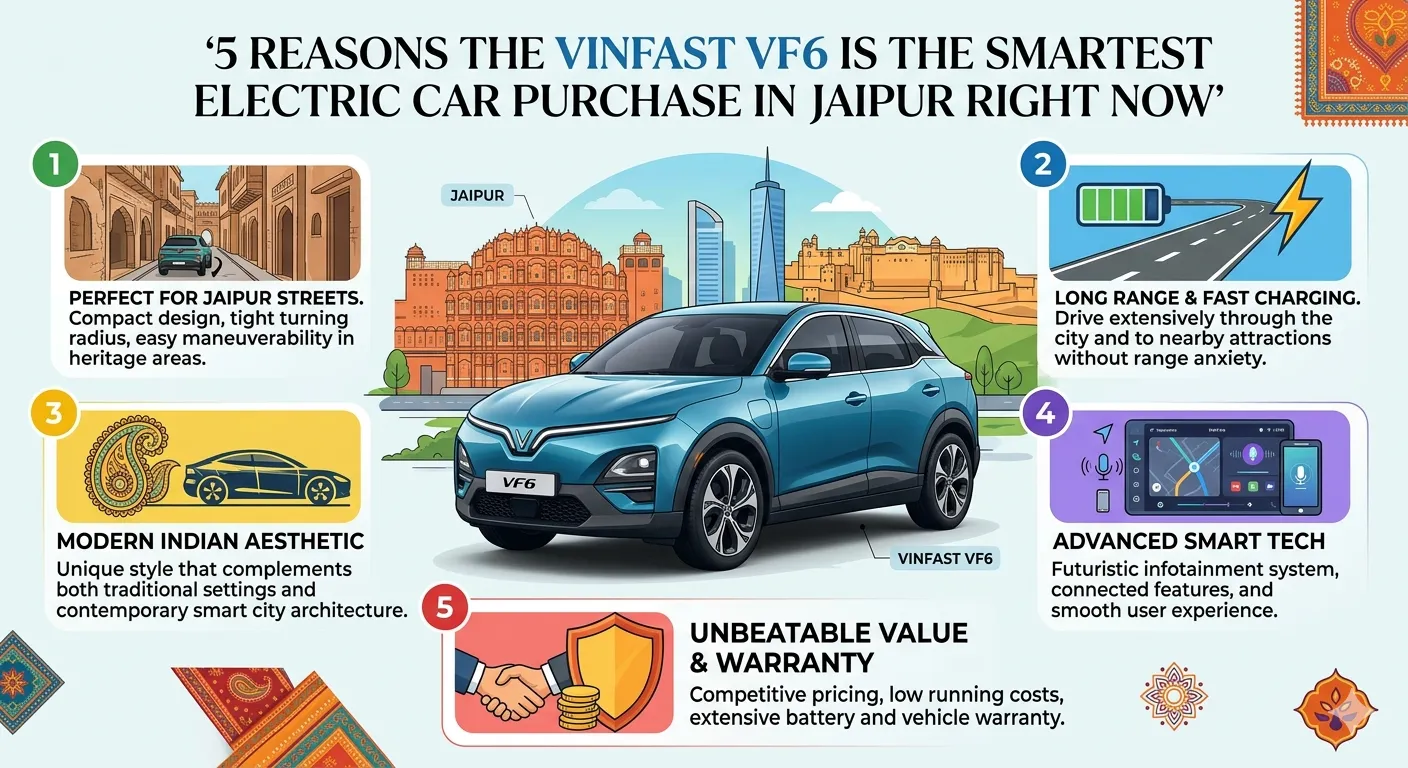 5 Reasons the VinFast VF6 is the Smartest Electric Car Purchase in Jaipur Right Now