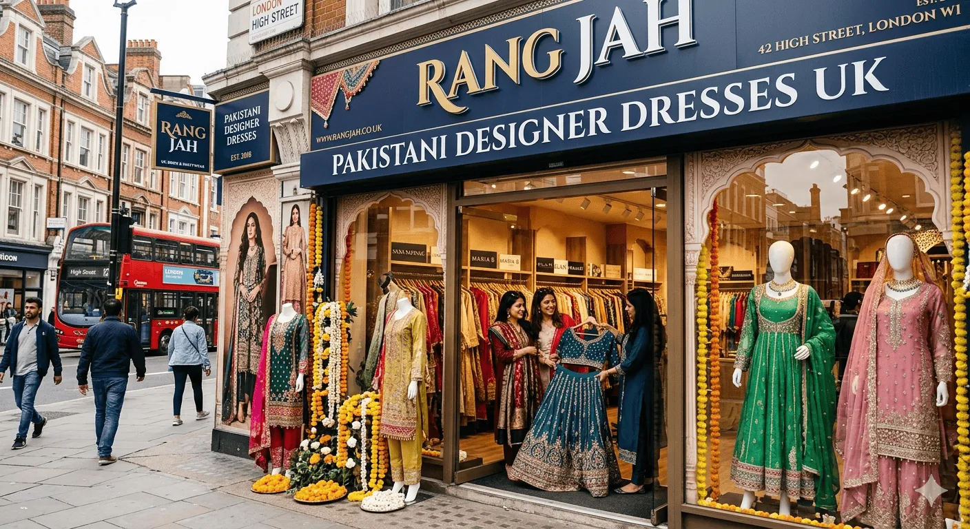 Pakistani Designer Dresses at Rang Jah – Stylish Outfits for Every Event
