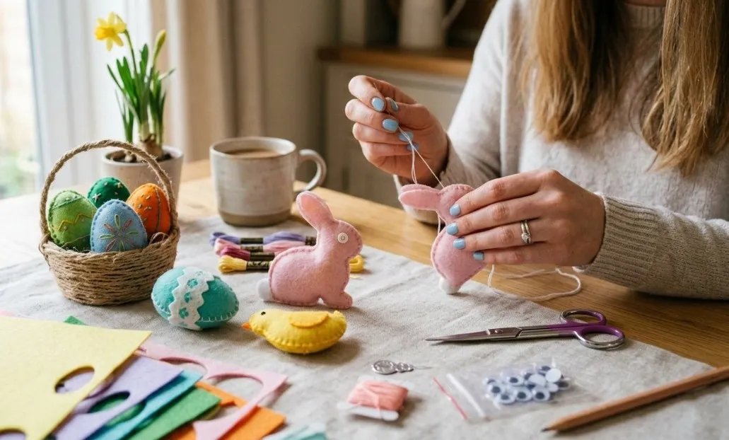 DIY Felt Easter Decorations: Handmade Ornaments for a Festive Spring Home