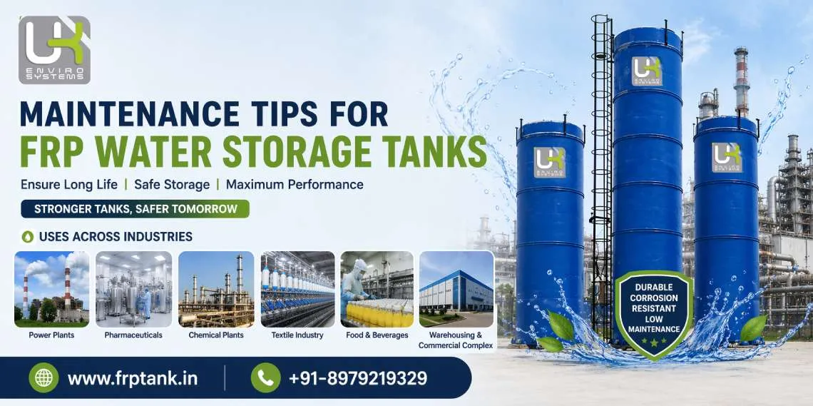 Maintenance Tips for FRP Water Storage Tanks — WriteUpCafe