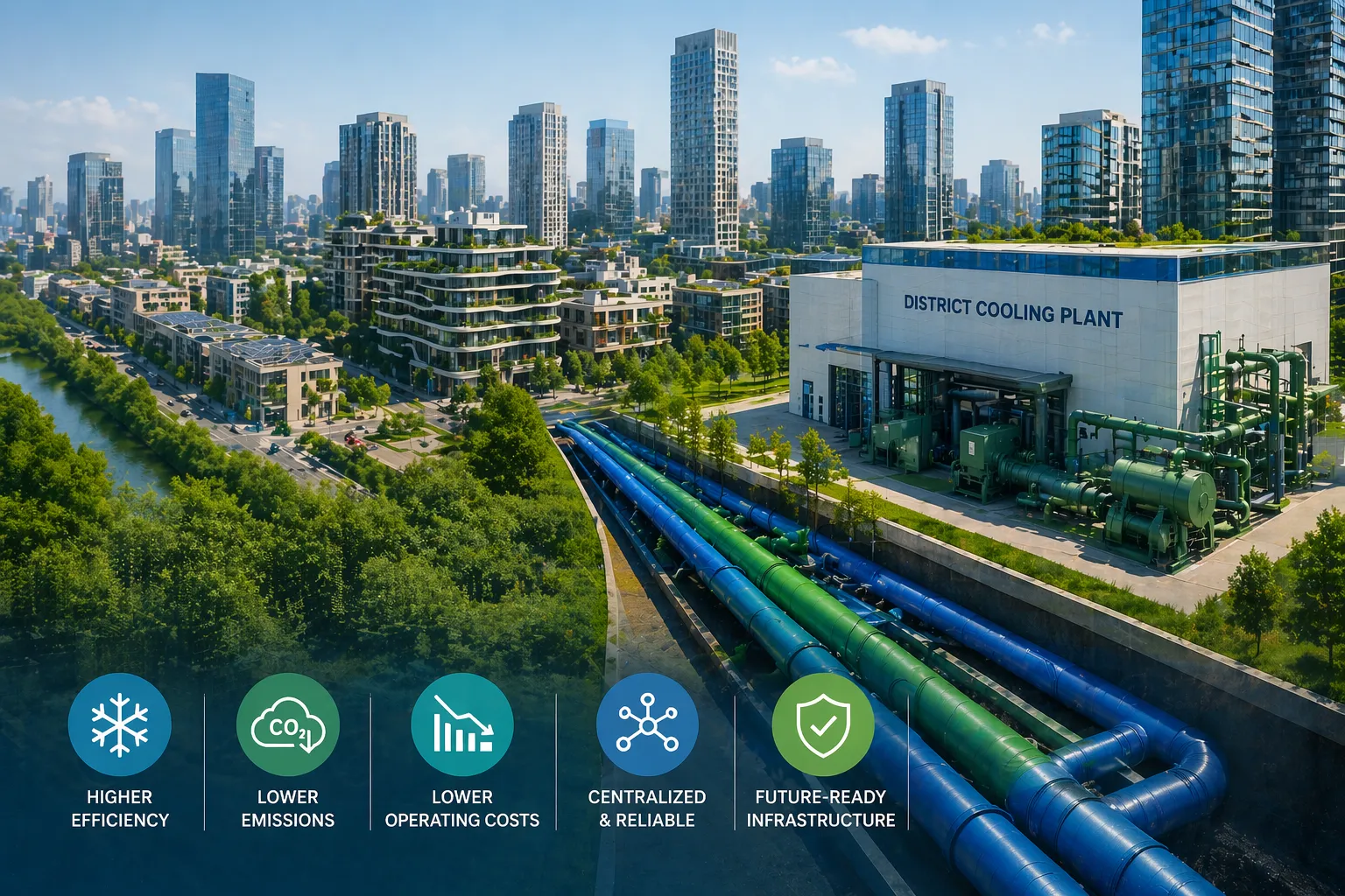 Why District Cooling is Replacing Traditional Cooling Systems in Large-Scale Developments