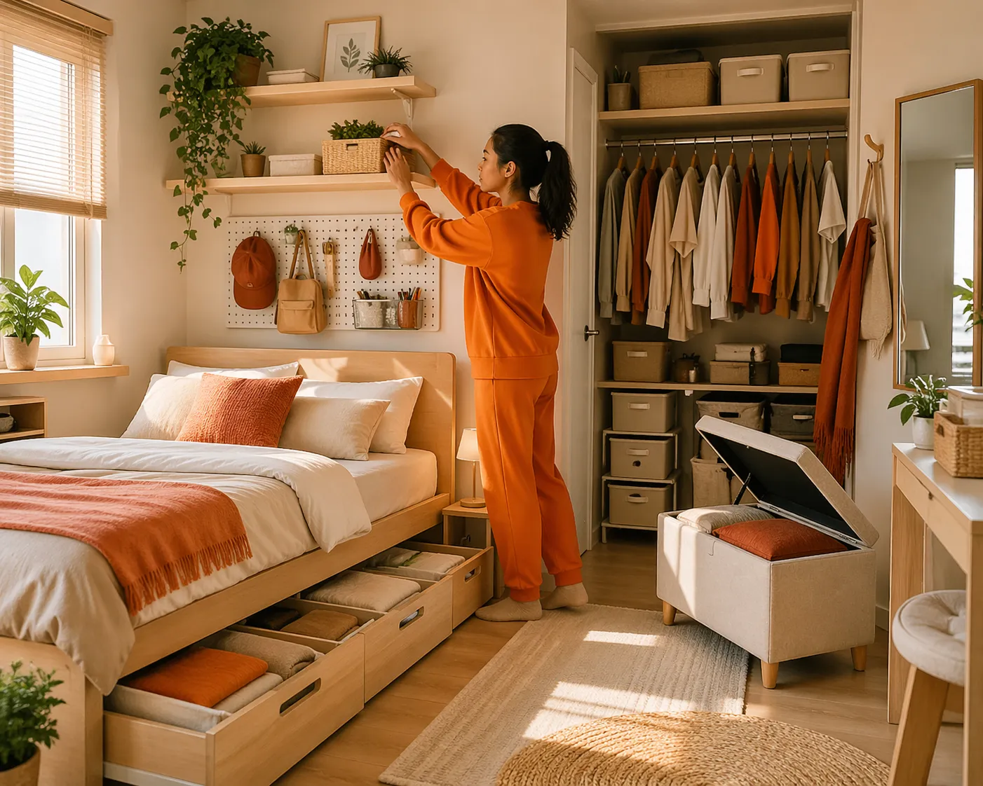 Creative Small Bedroom Storage Ideas for a Clutter-Free Space